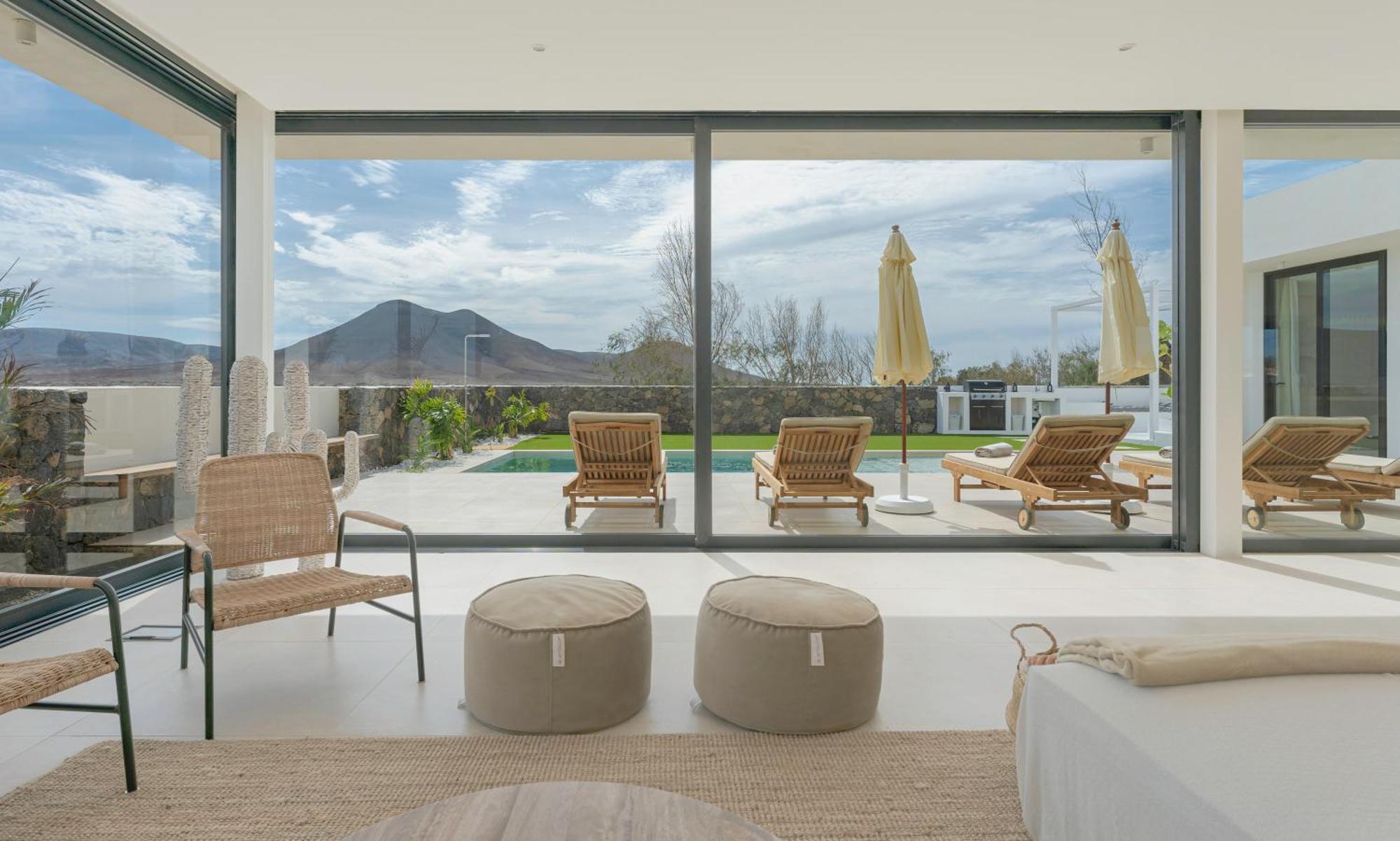 Villa Calma, Vistas A Volcanes Y Atardecer Lajares Eksteriør billede