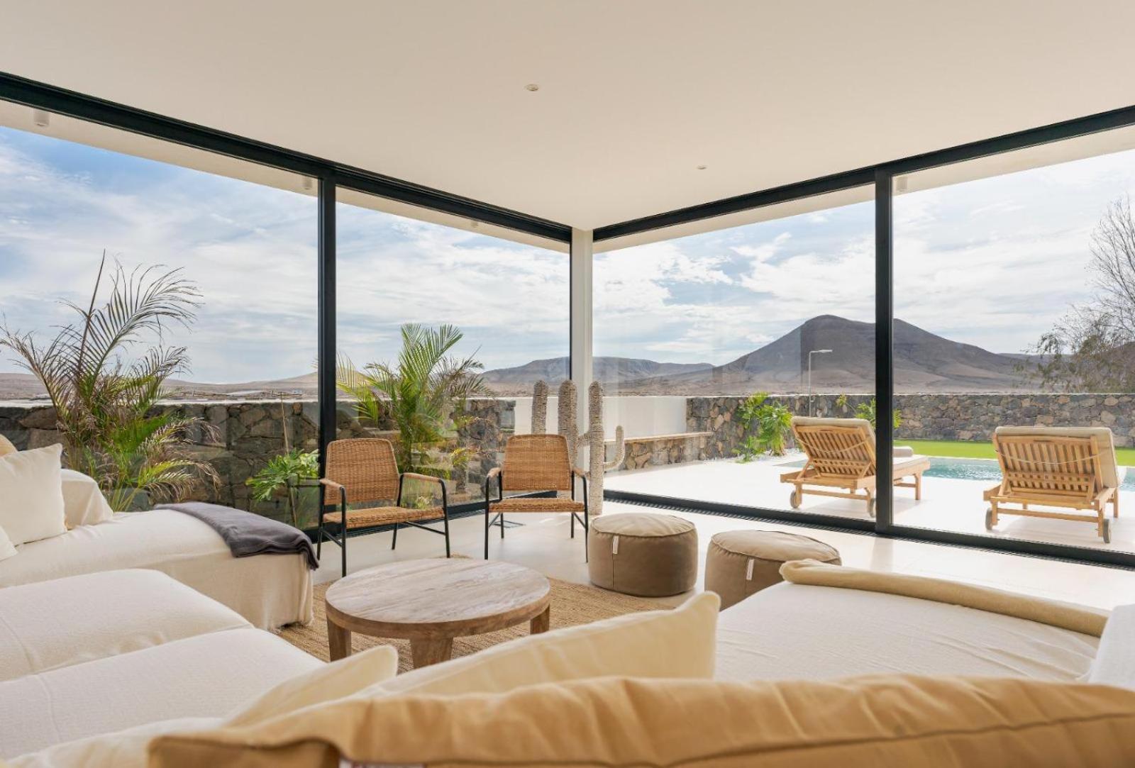 Villa Calma, Vistas A Volcanes Y Atardecer Lajares Eksteriør billede